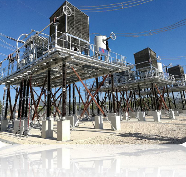 مشروع المعوضات التسلسلية (SC) لمحطة تحويل TEIAS 400kV Kayabasi